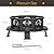 Verdeluxe 32 Inch Small Octagonal Fire Pit,Outdoor Wood Burning Fire Pits for Patio, Picnic,Bonfire,Heavy Duty Firepits for Outside Backyard Garden,Camping