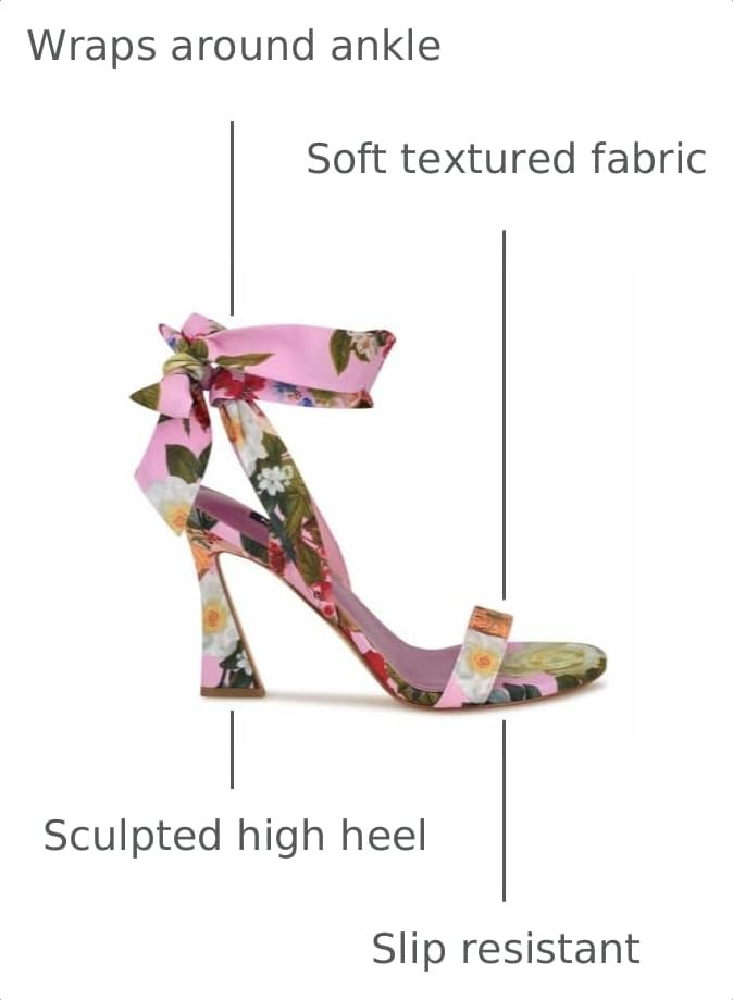 Image of Nine West Kelsie Gladiator Sandals with Ankle Wrap