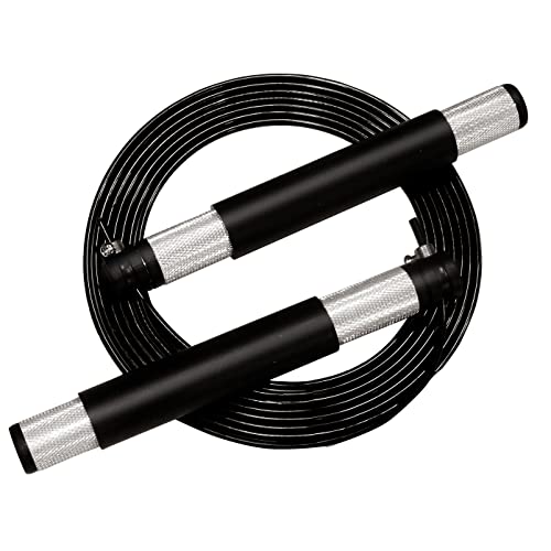 Image of USI UNIVERSAL Lightweight 629CJ Cable Skipping Rope /Jump Rope 3mm Pvc Rope With Metal Cable Insert With Screws To Fit The Height, Anti-slip Handles For Firm Grip
