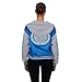 New Era Women's Blue Detroit Lions Throwback Full-Snap Hooded Jacket
