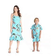 Christmas Santa in Hawaii in Turquoise