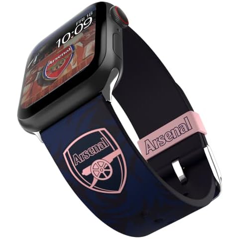 Arsenal Football Club - Arsenal Third Shirt Smartwatch Strap - Officially Licensed, Compatible with Every Size & Series of Apple Watch (watch not included) Cover