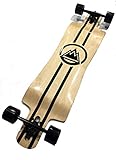 Spire Drop Deck Drop Through Longboard (Black)