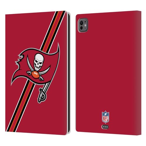 Étui portefeuille iPad Pro 11 M4 NFL Tampa Bay Buccaneers Head Case Designs en cuir