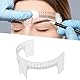 Augenbrauen Lineal, Kunststoff Tragbares Microblading Lineal Augenbrauen-Messwerkzeug Transparent für Make-up Augenbrauenform Gestalten(Nasensteglineal A)