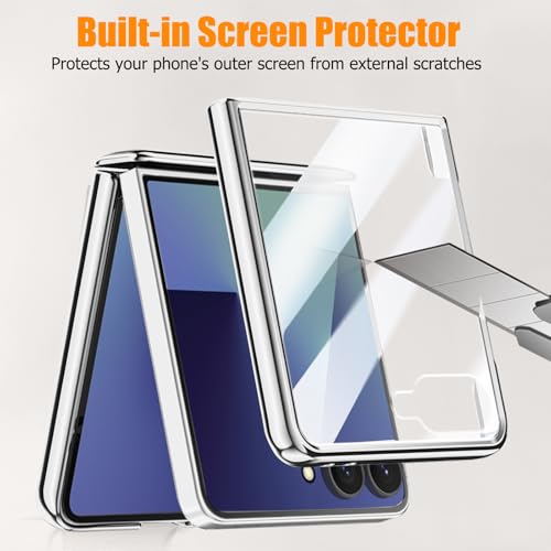 Coque Samsung Z Flip 7 transparente pour un usage quotidien mains libres