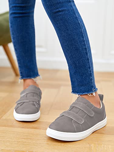 Eileency Boys Girls Adjustable Hook And Loop Straps Sneakers Kids Casual Slip On Shoes #TOP3