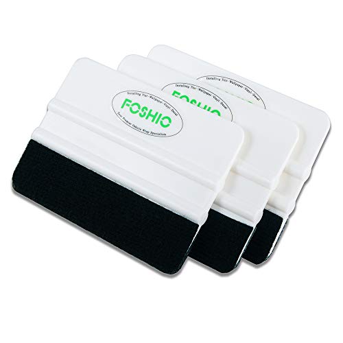 FOSHIO 4 Inch Felt Squeegee for Car Window Tint, Vinyl Installing Application Tool