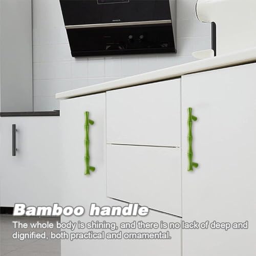 Boutons de tiroir en forme de bambou pour placard et buffet fixe