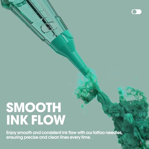 INKin Tattoo Needles #10 Bugpin 0.30mm Round Liner 7RL Cartridges Needles Long Taper 20Pcs Upgraded Design Durable Tattoo Needle Cartridges With Professional Membrane and Stay-Sharp Needles (1007RL) - Image 4