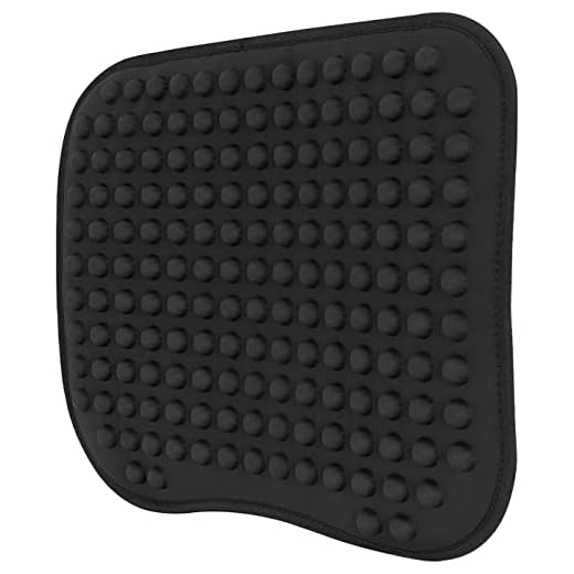 BOOSTEADY Cojín Antideslizantede Asiento de Kayak, Cojín Antideslizante para Kayak de Alivio de Presión para Uso al Aire Libre, Accesorios Paddle Surf Negro