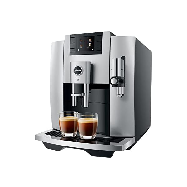Jura E8 Automatic Espresso Machine Bundle with Smart Filter Cartridge, 3-Phase 6 Cleaning Tablets, Glass Milk Container, and Decalcifying Tablets (9-Pack) (13 Items) - Image 8