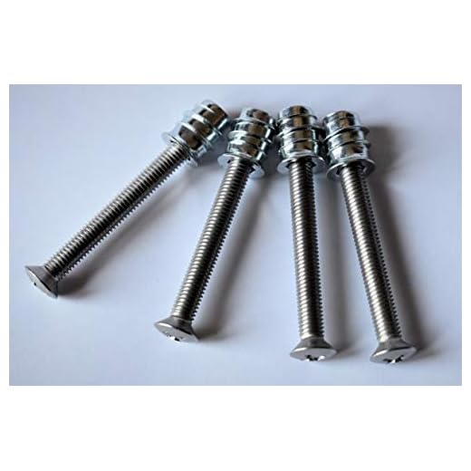 Tornillos y inserciones para guitarra Strat, Tele y Bass (M5-40 mm, acero inoxidable)