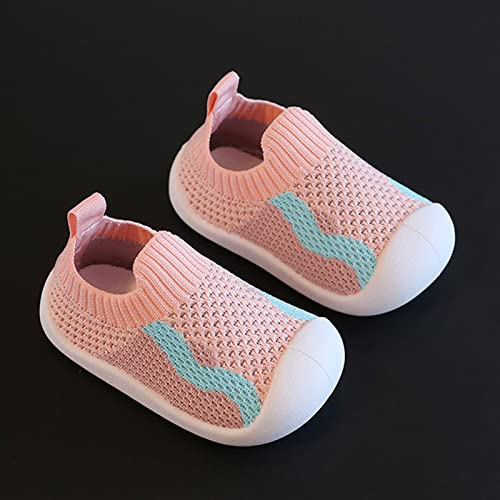 Girls Boys Kids Leisure Shoes Mesh Soft Bottom Breathable Slip On Sport Shoes Socks Shoes Toddler Walking Shoes2