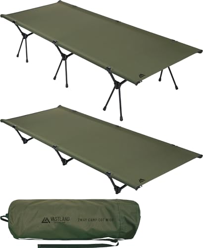 ���@�X�g�����h VASTLAND 2WAY�L�����v�R�b�g ���C�h�^�C�v ����75cm �ω׏d110kg �ȒP�g�� �I���[�u