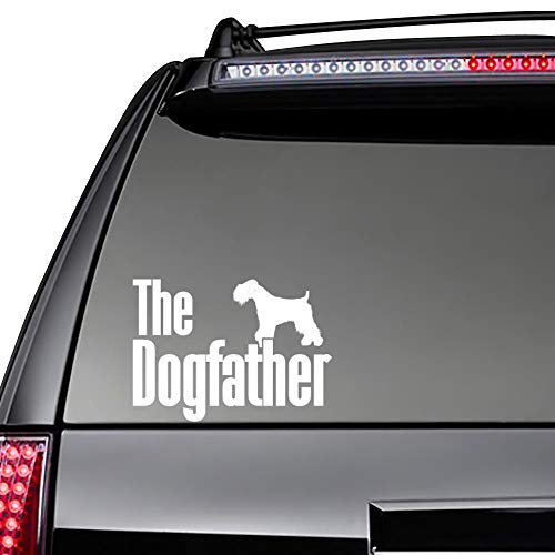 Idakoos The Dogfather Wheaton Terrier Decal Pack x4 11 x 4 Idakoos The Dogfather Wheaton Terrier Decal Pack x4 11" x 4"