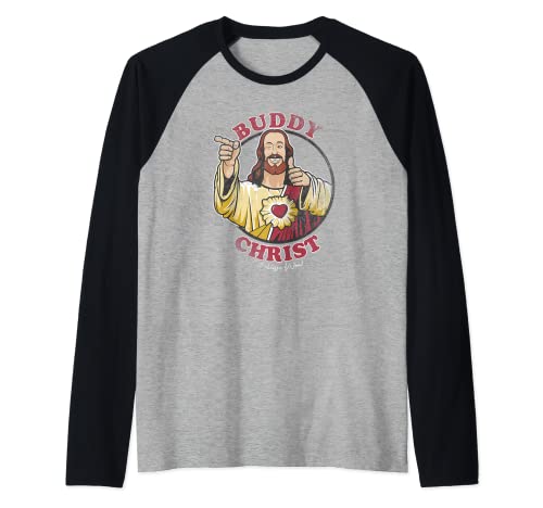 Photo de Jay and Silent Bob Buddy Christ Circle Portrait Manche Raglan