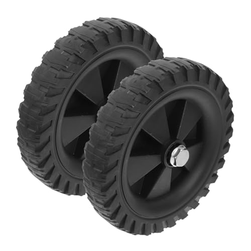 Roues de rechange caoutchouc pour compresseur air 2 pièces robustes et silencieuses