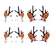4 Pairs Christmas Hairpins Hair Accessories, Christmas Reindeer Antlers Headband Hair Clips Hair Hoop for Women and Girls Christmas Decorations Party Cosplay