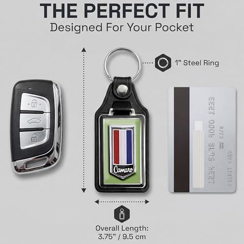 Image of Brotherhood Car Key Chain for Camaro - Classic Models Keychain for Men and Women Gift Key Ring - -