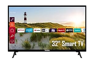 Telefunken XH32K550 32 Zoll Fernseher / Smart TV (HD ready, HDR, Triple-Tuner) - 6 Monate HD+ inklusive [2022] [Energieklasse F]