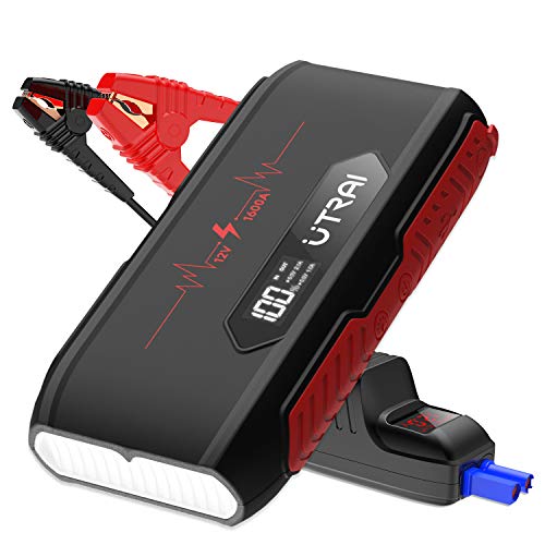 UTRAI Arrancador de Coches 20000mAh 1600A Arrancador de Baterias ...