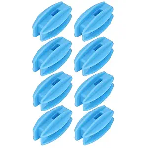 Electric Fence Insulator, UV Protection Weather Resisatnt 100PCS Corner Post Fence Insulator Strong Insulation Durable for Pasture (Blue)