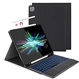 Leiser und bequemer eingeben: die Taste mit Scherenfuß und Bluetooth 3.0 der Tastaturhülle geben Ihnen eine leises, sanftes und schnelles Gefühl bei Eingabe. (Die Anschlussreichweite beträgt bis zu 10 M). Diese Bluetooth-Tastatur ist magnetisch an der Schutzhülle befestigt und kann bei Bedarf direkt entfernt oder platziert werden.