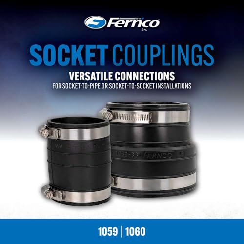Acoplamiento flexible de goma de 1-1/2 pulgadas para unión estanca de tuberías 7