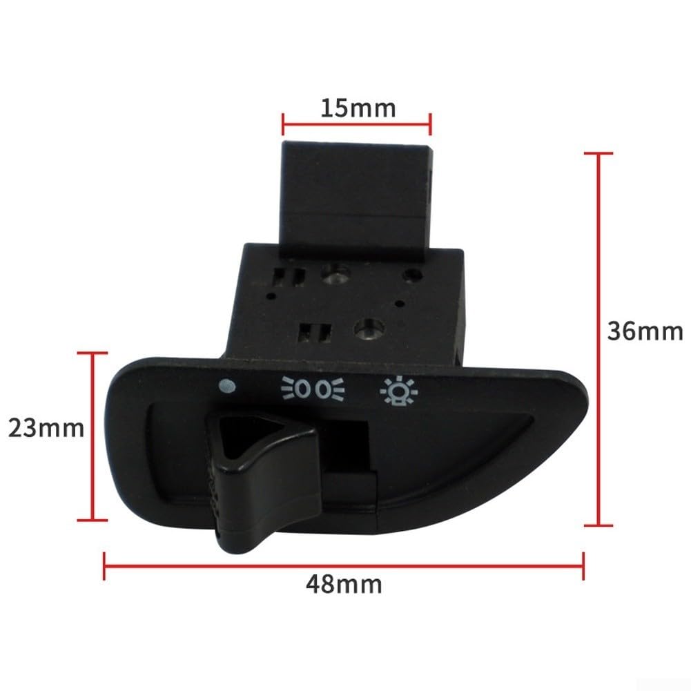 Set interruttori leva cambio Piaggio moto scooter indicatori direzione accensione faro plastica ABS metallo 5 pezzi