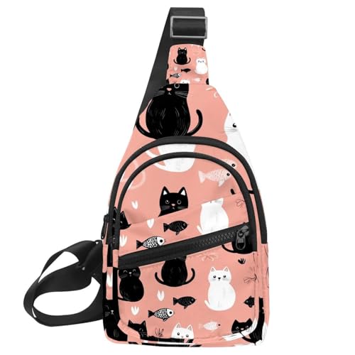 Sac à dos en bandoulière pour homme imprimé animal multicolore 30cm