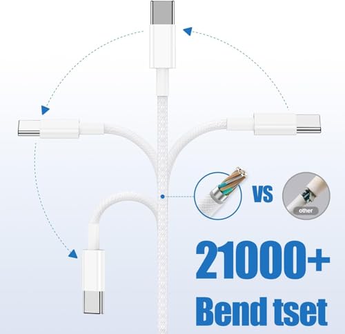 Image of Original 20W Type C Cable for iPad mini 8.3 inch (6 Gen), iPad Air 10.9 inch (5 Gen), iPad Air 10.9 inch (4 Gen), iPad Pro 12.9 inch (5 Gen), iPad Pro 12.9 inch (4 Gen) | Only Cable - 1m (C30W150)