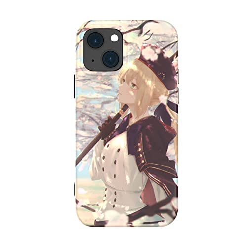 THE DREAMY LIFT iphone 13 ケース カバー アニメ 漫画 20個模様 二頭身 FGO Fate/Grand Order fate stay night 綺麗 萌え ゲーム グッズ スマホ アイフォンケース シェル ストラップ おしゃれ IMD TPU かわいい フィギュア ソフト 耐衝撃 レンズ保護 脱着簡単 指紋防止 スリム 軽量 傷防止 (iphone 13, セイバー2)