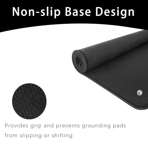 STFALI Grounding Mat, Erdungsmatte, ESD Matte für Wohlbefinden 100 * 30cm, Schmerzen, Verspannungen, Angstlinderung, Besseren Schlaf,für Unter Dem Schreibtisch, Tisch, Sofa 100 * 30cm