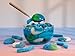 Sour Gooey Gummies – Blue Raspberry Flavor – Wet & Sticky Candy Snack with Sour Ooze – Sweet & Tangy Blue Raspberry Treat – 22 oz Jar