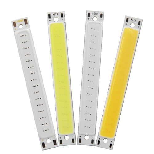 Tira LED COB 10 piezas 3-3.7V 60mm x 8mm Luz Fría miniatura 5