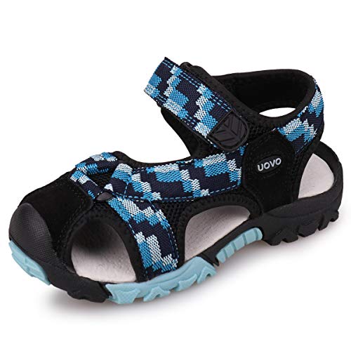 Image of UOVO Boys Sandals Kids Sandals Hiking Athletic Closed-Toe Beach Summer Sandals for Boys Quick-Drying
