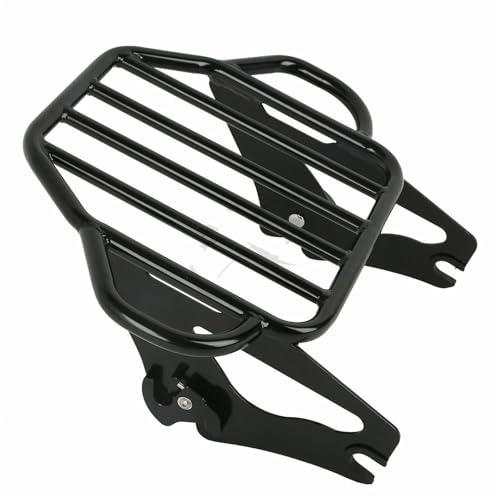 Portaequipajes Equipaje Trasero Portaequipajes Desmontable para Motocicleta para Touring para Tour Pack para Road King para Electra Glide para Street Glide para Road Glide 2009-2023(Gloss Black)
