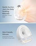 Bear Breast Pump Hands Free Wearable Breast Feeding Pump with 4 Modes & 9 Levels, Electric Breast Pump Ideal Rhythm for More Milk, Double Fit Flange More Fit & Discreet, (2 Packs, White) - Image 3