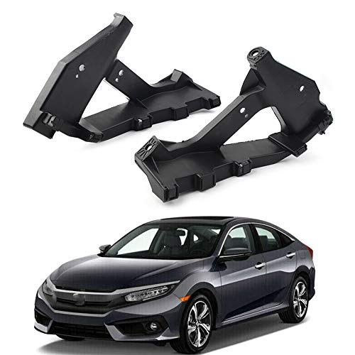GZYF Car Auto Front Bumper Headlight Support Bracket for Honda Civic Sedan 2016-2019, Left & Right Side, 71190-TBA-A00 71140-TBA-A00