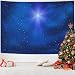 Gesmatic Popular Wall Hanging Tapestry, 80X60 Inches Premium Fabric Shining Christmas Star Night Sky Background Accessories for Home Decoration Bedding Decorative Tapestry,Blue