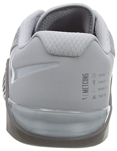 Nike Nike Metcon 5, Men's Running Shoes, Multicoloured Gunsmoke Black Wolf Grey 10, 44 EU