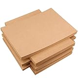 Papel kraft A4, tamaño carta 21,59 x 27,94 cm, marrón, 100 hojas, 100 g/m²