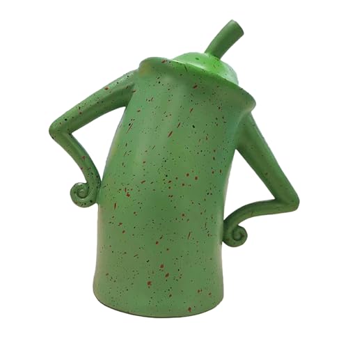 Tarro de almacenamiento para café hermético y decorativo verde 6