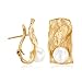 Ross-Simons Italian 6.5-7mm Cultured Pearl Sculptural Earrings in 18kt Gold Over Sterling