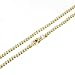 Wholesale 12PCS Gold Plated Brass Bead Ball Chains Bulk for Jewelry Making 18-24 Inches (18" (1.5MM))