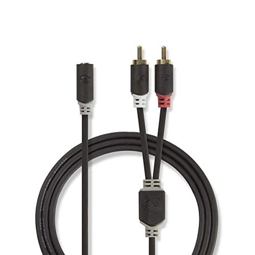 Nedis CABW22255AT02 câble audio 2 x RCA 3 5mm Neuf - vue 6