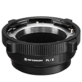 K&F CONCEPT PL-E マウントアダプター PLマウントレンズ ソニー対応対応 Eマウントカメラ 変換アダプター