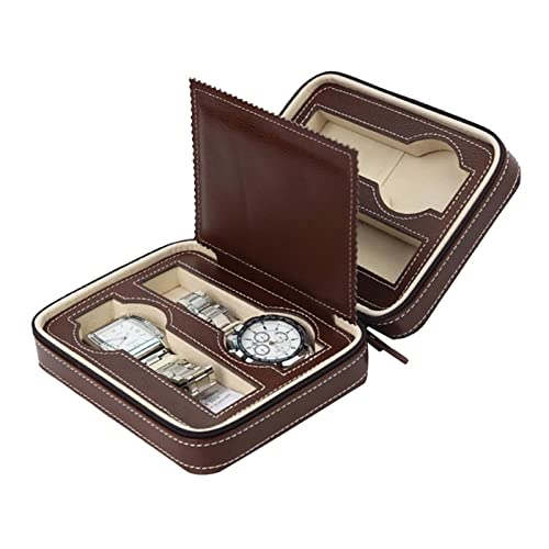 Boîte montre fermeture éclair pour éviter les rayures et ranger votre collection