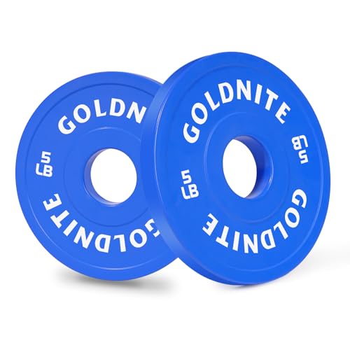 Image of Change Plates Set 1.25LB 2.5LB 5LB Set Fractional Weight Plate Olympic Bumper Plates for Cross Training Steel Insert Strength Training Weight Plates